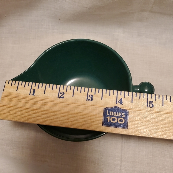 Color-Flyte Mid Century Moderne Creamer + Sugar Branchelle Dk Green - Picture 9 of 9